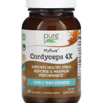 Pure Essence, MyPure, Cordyceps 4X, 60 Vegi-Caps