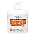 Advanced Clinicals, Vitamin C, Advanced Brightening Cream, 16 oz (454 g)