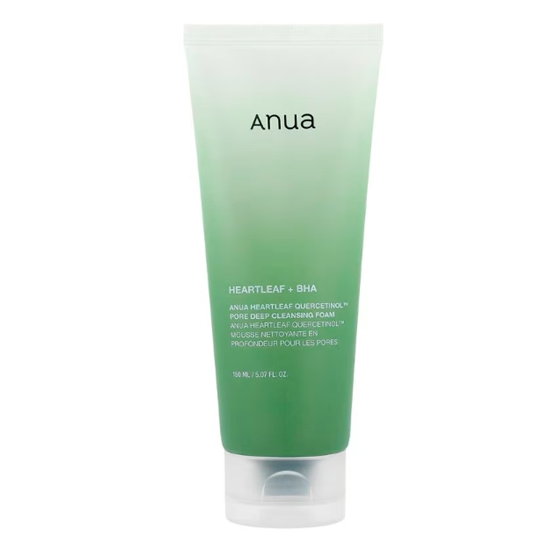 healthkoto-product-AUU-HQ150 Anua, Heartleaf Quercetinol™ Pore Deep Cleansing Foam, 5.07 fl oz (150 ml) - Image 1