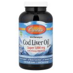Carlson Labs, Wild Norwegian Cod Liver Oil Gems, Super, 1,000 mg, 250 Soft Gels