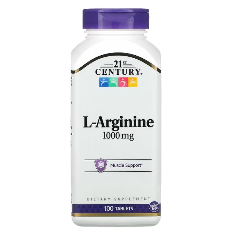healthkoto-product-CEN-AT100 21st Century, L-Arginine, 1,000 mg, 100 Tablets - Image 1
