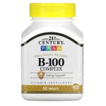 21st Century, B-100 Complex, Prolonged Release, 60 Tablets
