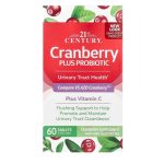 21st Century, Cranberry Plus Probiotic, 60 Tablets