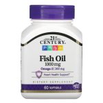 21st Century, Fish Oil, 1,000 mg, 60 Softgels