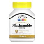 21st Century, Niacinamide 500 mg, 110 Tablets