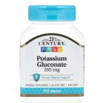 21st Century, Potassium Gluconate, 595 mg, 110 Tablets