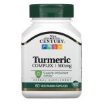 21st Century, Turmeric Complex, 500 mg, 60 Vegetarian Capsules