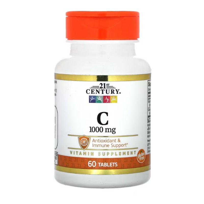 healthkoto-product-CEN-VC060 21st Century, Vitamin C, 1,000 mg, 60 Tablets - Image 1