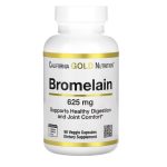 California Gold Nutrition, Bromelain, 625 mg, 90 Veggie Capsules