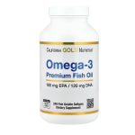 California Gold Nutrition, Omega-3, Premium Fish Oil, 240 Fish Gelatin Softgels