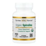 California Gold Nutrition, Organic Spirulina 500 mg, 60 Tablets