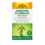 Country Life, Coenzyme B-Complex, Advanced, 60 Vegetarian Capsules