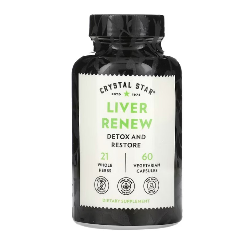 healthkoto-product-CSR-LR060 Crystal Star, Liver Renew, 60 Vegetarian Capsules - Image 1