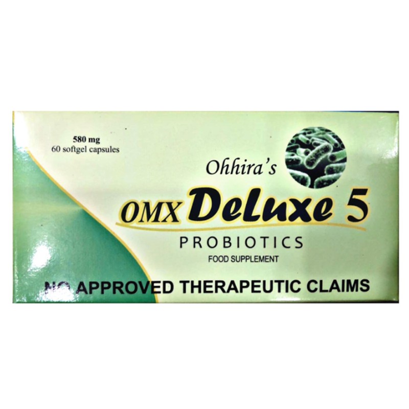 healthkoto-product-DOO-PL060 OHHIRA'S OMX PROBIOTIC, 60 Softgels Capsules (DELUXE) LIGHT GREEN - Image 1
