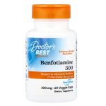 Doctor's Best, Benfotiamine with BenfoPure, 300 mg, 60 Veggie Caps
