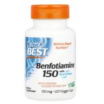 Doctor's Best, Benfotiamine with BenfoPure, 150 mg, 120 Veggie Caps