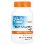 Doctor's Best, High Absorption CoQ10 with Bioperine, 100 mg 120 Veggie Caps