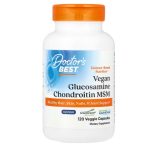 Doctor's Best, Vegan Glucosamine Chondroitin MSM with OptiMSM, 120 Veggie Caps