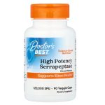 Doctor's Best, High Potency Serrapeptase, 120,000 SPU, 90 Veggie Caps