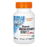 Doctor's Best, Trans-Resveratrol 100 with ResVinol, 100 mg, 60 Veggie Caps