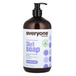 Everyone, 3 in 1 Soap, Lavender + Aloe, 32 fl oz (946 ml)