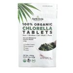 Earth Circle Organics, Organic Chlorella Tablets, 400 mg, 400 Tablets, 3.5 oz (100 g)