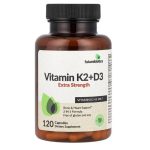 Futurebiotics, Vitamin K2 + D3, Extra Strength, 120 Capsules