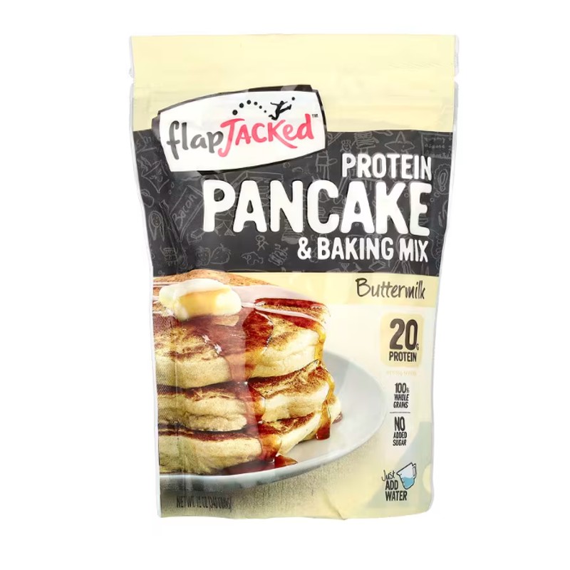 healthkoto-product-FLJ-PP340 FlapJacked, Protein Pancake and Baking Mix, Buttermilk, 12 oz (340 g) - Image 1