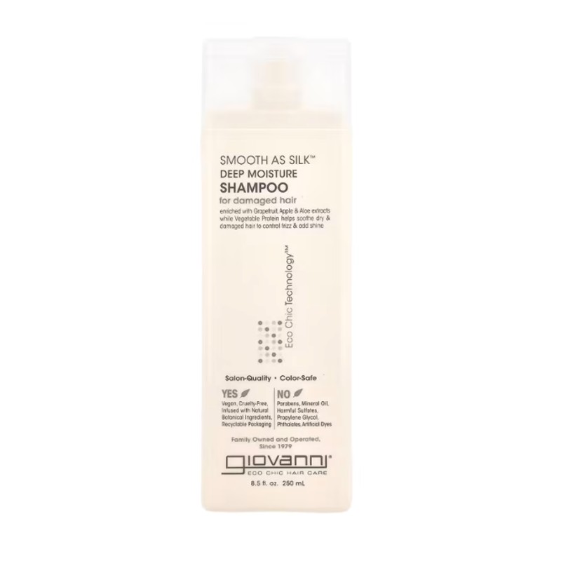healthkoto-product-GIO-DM250 Giovanni, Smooth As Silk™, Deep Moisture Shampoo, For Damaged Hair, 8.5 fl oz (250 ml) - Image 1