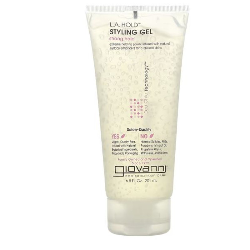 healthkoto-product-GIO-SG201 Giovanni, L.A. Hold Styling Gel, Strong Hold, 6.8 fl oz (201 ml) - Image 1