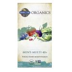 Garden of Life, Organic Men's Multi 40+, Whole Food Multivitamin, 120 Vegan Tablets
