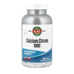 KAL, Calcium Citrate 1000, 333 mg, 180 Tablets (333 mg per Tablet)