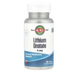 KAL, Lithium Orotate, 5 mg, 120 VegCaps