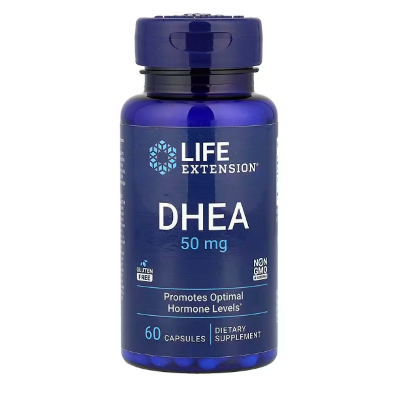 healthkoto-product-LEX-DH050 Life Extension, DHEA, 50 mg, 60 Capsules - Image 1