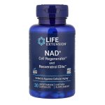 Life Extension, NAD+ Cell Regenerator and Resveratrol Elite, 30 Vegetarian Capsules