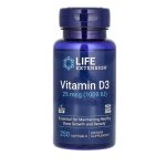 Life Extension, Vitamin D3, 25 mcg (1,000 IU), 250 Softgels
