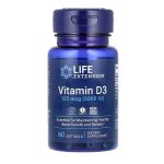 Life Extension, Vitamin D3, 125 mcg (5,000 IU), 60 Softgels