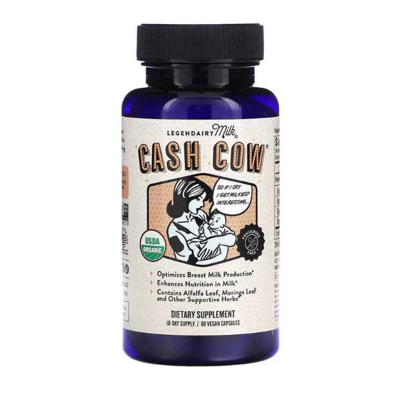 healthkoto-product-LGD-CC060 Legendairy Milk, Cash Cow, 60 Vegan Capsules - Image 1
