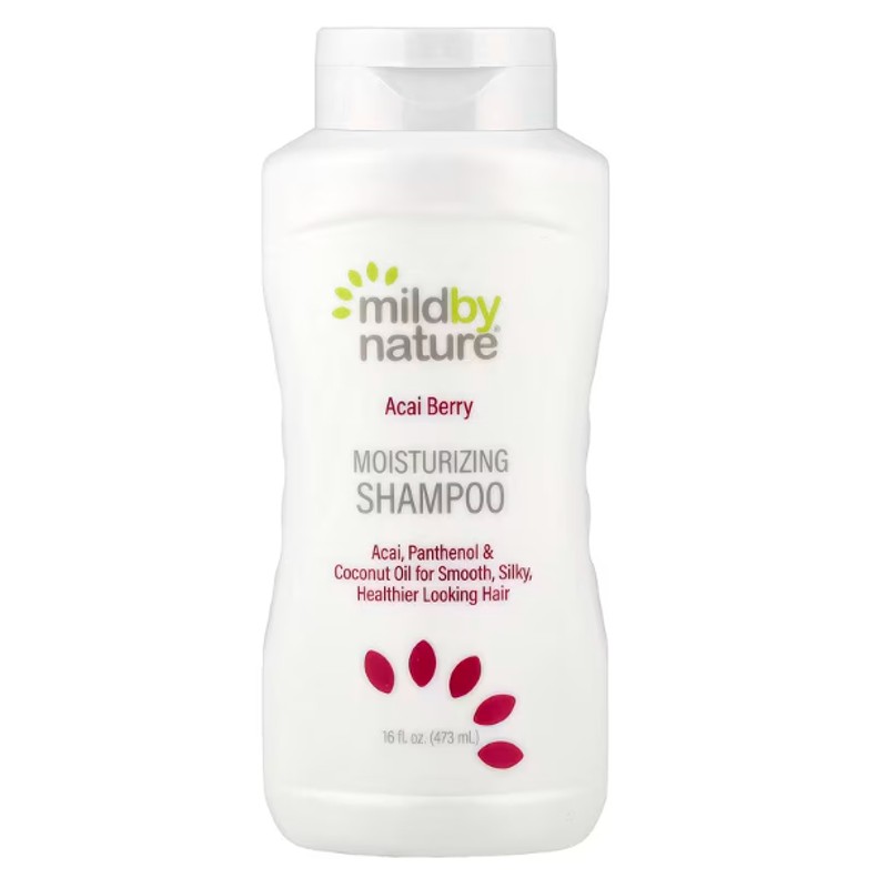 healthkoto-product-MBN-AB473 Mild By Nature, Acai Berry Moisturizing Shampoo, 16 fl oz (473 ml) - Image 1