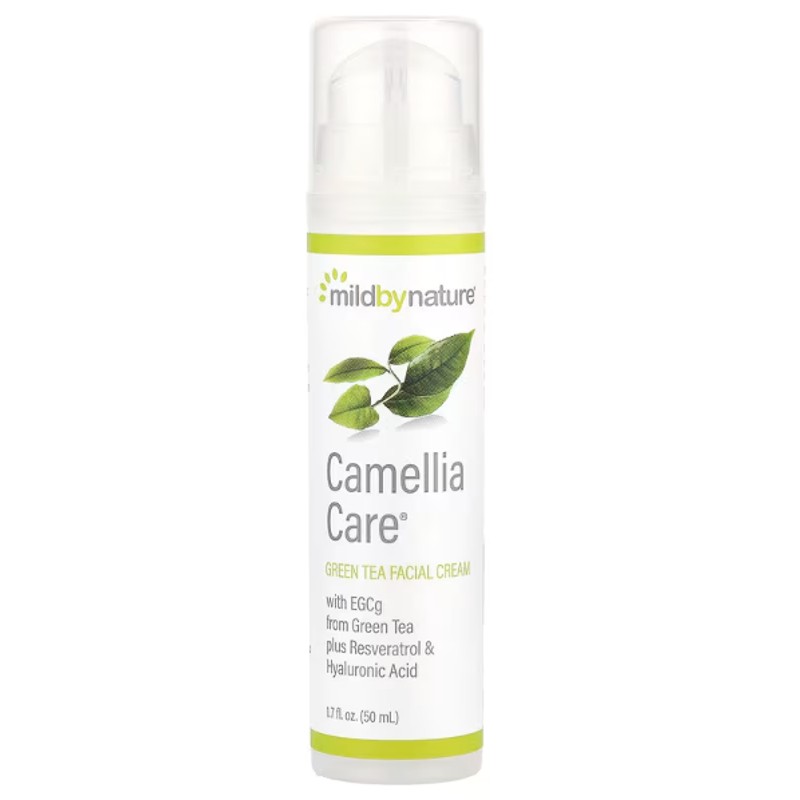 healthkoto-product-MBN-CC050 Mild By Nature, Camellia Care®, EGCG Green Tea Skin Cream, 1.7 fl oz (50 ml) - Image 1