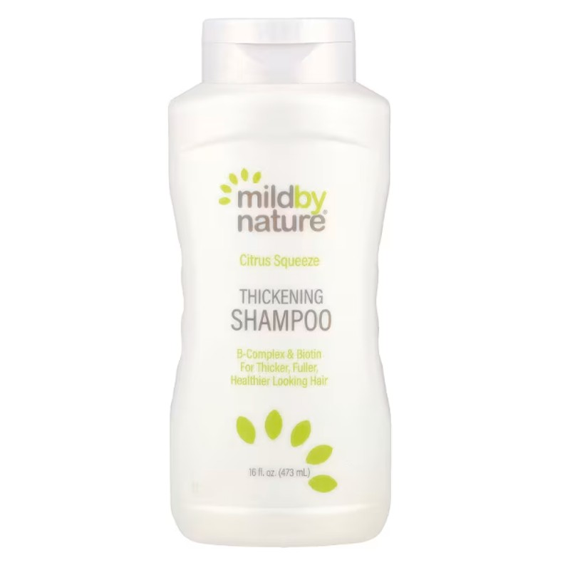 healthkoto-product-MBN-TS473 Mild By Nature, Thickening Shampoo, B-Complex + Biotin, Citrus Squeeze, 16 fl oz (473 ml) - Image 1