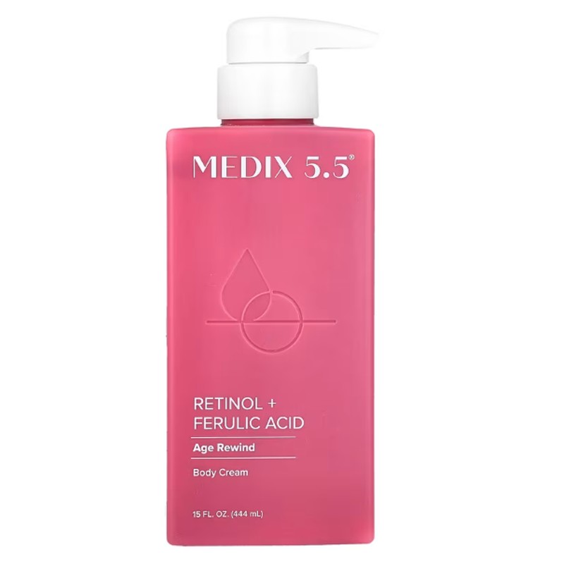 healthkoto-product-MDX-RF444 Medix 5.5, Body Cream, Retinol + Ferulic Acid, 15 fl oz (444 ml) - Image 1