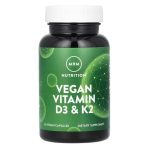 MRM Nutrition, Vegan Vitamins, D3 & K2 60 Caps