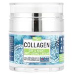 MaryAnn Organics, Collagen Day & Night Anti-Aging Cream, For All Skin Types, 1.7 fl oz (50 ml)