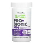 NaturesPlus, GI Natural Probiotic Kids, Delicious Mixed Berry , 7 Billion CFU, 30 Chewables