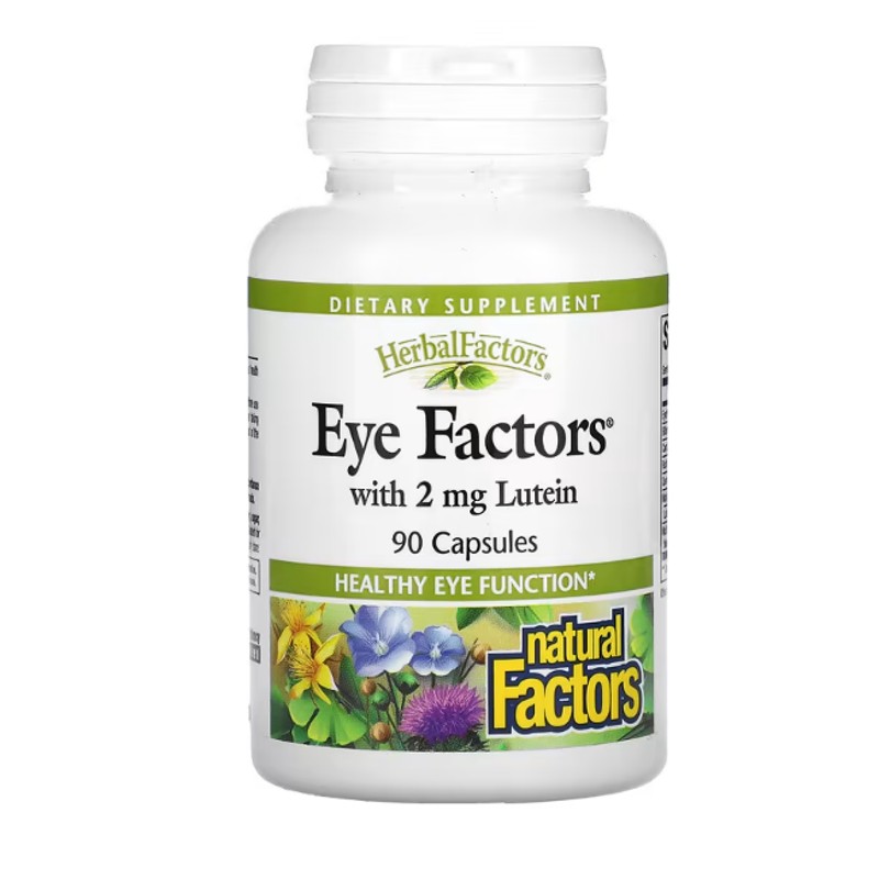 healthkoto-product-NFS-EF090 Natural Factors, Eye Factors with 2 mg Lutein, 90 Capsules - Image 1