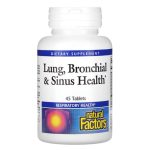 Natural Factors, Lung, Bronchial & Sinus Health, 45 Tablets