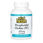 Natural Factors, Phosphatidyl Choline (PC), 420 mg, 90 Softgels