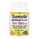Natural Factors, Quercetin LipoMicel Matrix, 250 mg, 60 Liquid Softgels