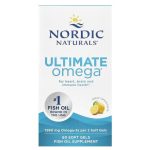 Nordic Naturals, Ultimate Omega, Lemon, 1,280 mg, 60 Soft Gels (640 mg per Soft Gel)